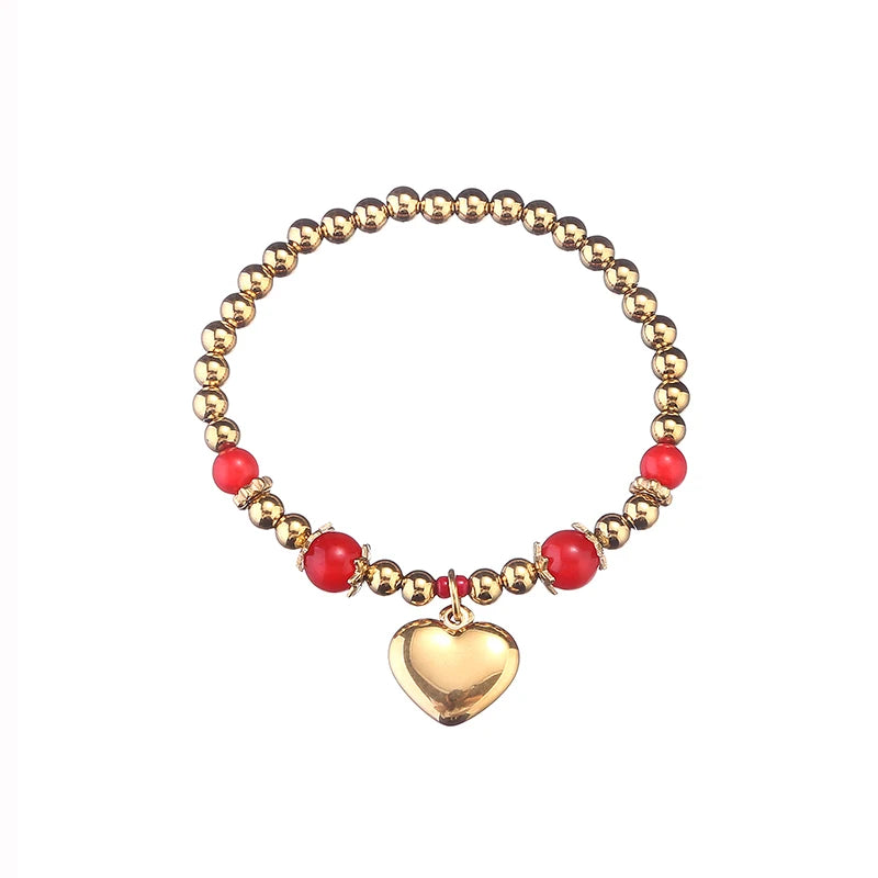 Agate Stone Charm Bracelet for Women
