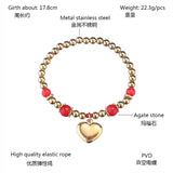 Agate Stone Charm Bracelet for Women