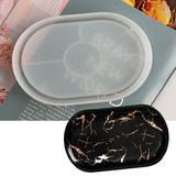 Silicone Agate Tray Molds for Resin Casting - Durable Oval & Rectangular Shapes