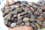 Agate Baroque Faceted Leopard Print Beads 18-26mm