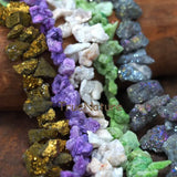Geode Titanium Agates Druzy Loose Beads for Jewelry Making
