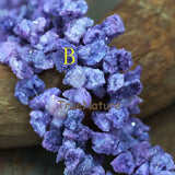 Geode Titanium Agates Druzy Loose Beads for Jewelry Making