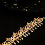 Algerian Moroccan Hair Jewelry Tassles Hair Chain Rhinestone