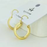 Agsnilove Huggie Earrings 14K Gold-Plated Vintage Jewelry for Women