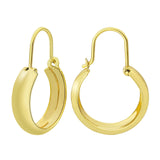 Agsnilove Huggie Earrings 14K Gold-Plated Vintage Jewelry for Women