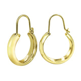 Agsnilove Huggie Earrings 14K Gold-Plated Vintage Jewelry for Women