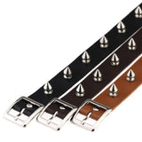 Harajuku Spike Rivet Choker Belt Collar Pu Leather Goth Necklace