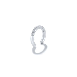 925 Silver Zircon Ear Cuff No Piercing Wrap Earrings