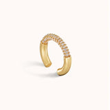925 Silver Zircon Ear Cuff No Piercing Wrap Earrings