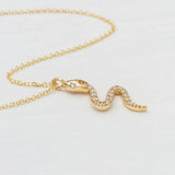 925 Silver Snake Pendant Chain Choker Necklace