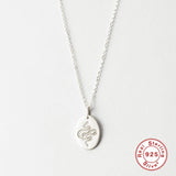 925 Silver Snake Totem Pendant Necklace