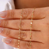 925 Silver Snake Water Wave Starry Sky Lip Necklace Women