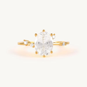 925 Silver Purple Zircon Ring Rainbow Crystal Pave Wedding Jewelry