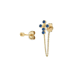 925 Silver Pink Enamel Cross Charm Jewelry Set