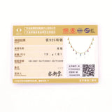 925 Silver Bohemian Crystal Stone Choker Necklace Women Jewelry