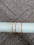 925 Silver Boho Candy Beads DIY Rope Bracelet For Women