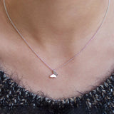 925 Silver Crystal Eye Star Pendant Necklace Choker