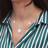 925 Silver Crystal Eye Star Pendant Necklace Choker for Women