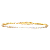 925 Silver Bracelet Square Zircon Kpop Adjustable Jewelry