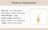 925 Silver Snake Dangle Pendant Necklace Choker Party Jewelry Gift