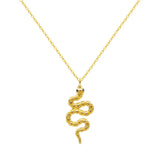 925 Silver Snake Dangle Pendant Necklace Choker Party Jewelry Gift