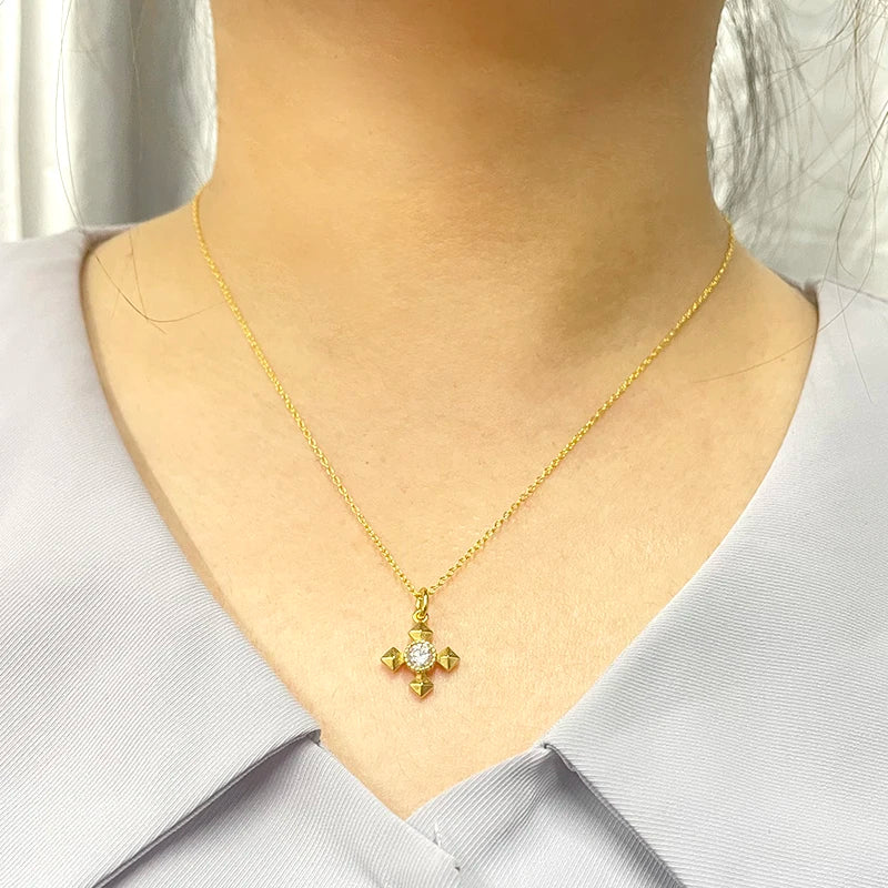 925 Silver CZ Butterfly Pendant Necklaces For Women
