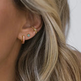 925 Silver Colorful Flower Stud Earrings For Women