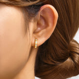 Stunning Zircon Hoop Earrings for Her