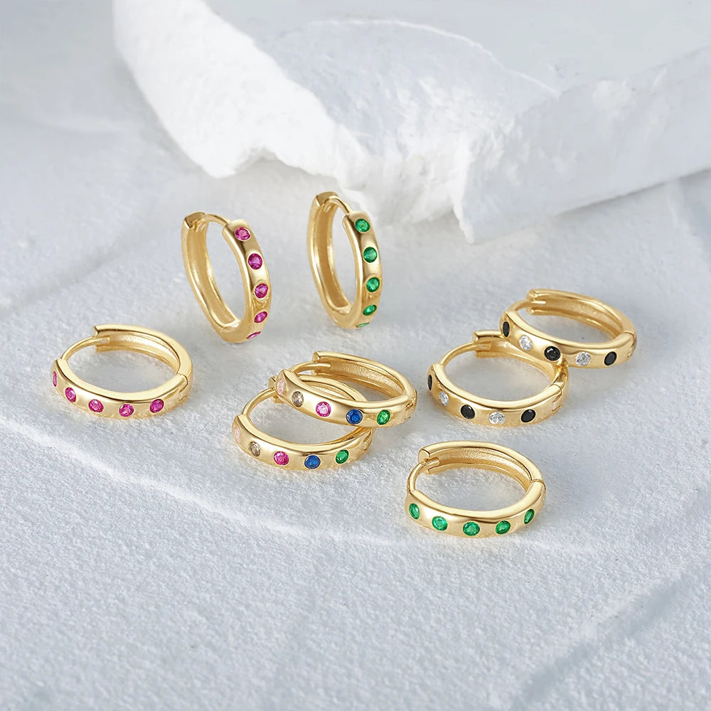 Stunning Zircon Hoop Earrings for Her