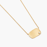 925 Sterling Silver Cushion Pendant Necklaces for Women