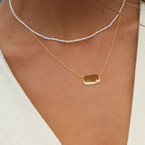 925 Sterling Silver Cushion Pendant Necklaces for Women