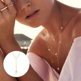925 Silver Rectangle Oval CZ Zircon Pendant Necklace For Women