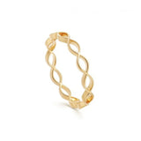 925 Silver Red Gem Mosaic Hollow Opening Ring Women Zircon Beads Circle