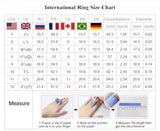925 Silver Red Gem Mosaic Hollow Ring Women Zircon Beads Circle Jewelry