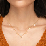 925 Silver Snake Pendant Necklace Cross Star Charm Chain Choker Jewelry