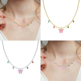 925 Silver Star Moon Cross Pendant Necklace