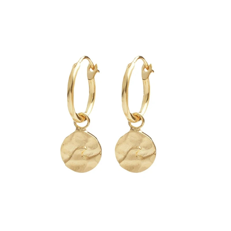 Sterling Silver Ethnic Face Charm Dangle Earrings for Women