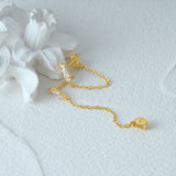 925 Silver Zircon Chain Dangle Earring for Women