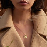 925 Silver Texture Square Disc Pendant Necklace Women Gift Retro Choker