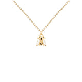 925 Sterling Silver Bee Pendant Necklace for Women