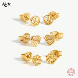 925 Silver Minimalist Stud Earrings for Women