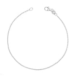 925 Silver Thin Chain Bracelet 18K Plated Stackable Bracelet