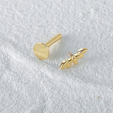 925 Silver Tragus CZ Dragonfly Labret Stud