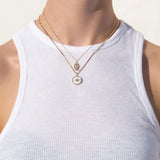 925 Silver Hamsa Hand Pendant Necklace Ice Out Bling Zircon Jewelry
