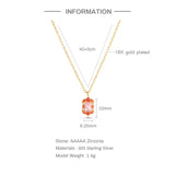 925 Silver Beads Chain Pearl Pendant Necklace for Women
