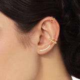 925 Sterling Silver Ear Climber Stud Earrings Women Minimalist Ear Crawlers