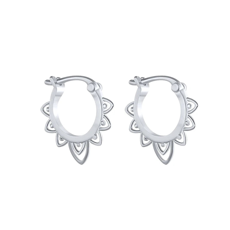 925 Silver Turquoise Hoop Earrings Cubic Zirconia Twist Circle Huggie Earrings