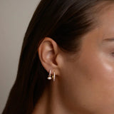 925 Silver Zircon Charms Earrings Flower Lightning Pendants
