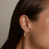 925 Silver Zircons Charms Earrings Lightning Flower Pendants DIY Jewelry
