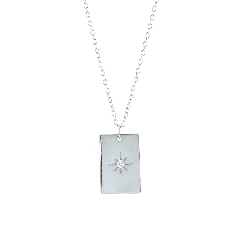 Zircon Pendant Necklace for Women Elegant Jewelry